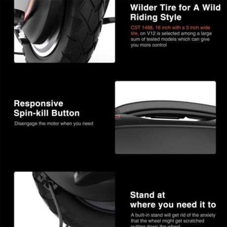 Inmotion V12 HS 100V Electric Unicycle