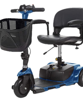 Vive Health MOB1025 3-Wheel Mobility Scooter Blue New