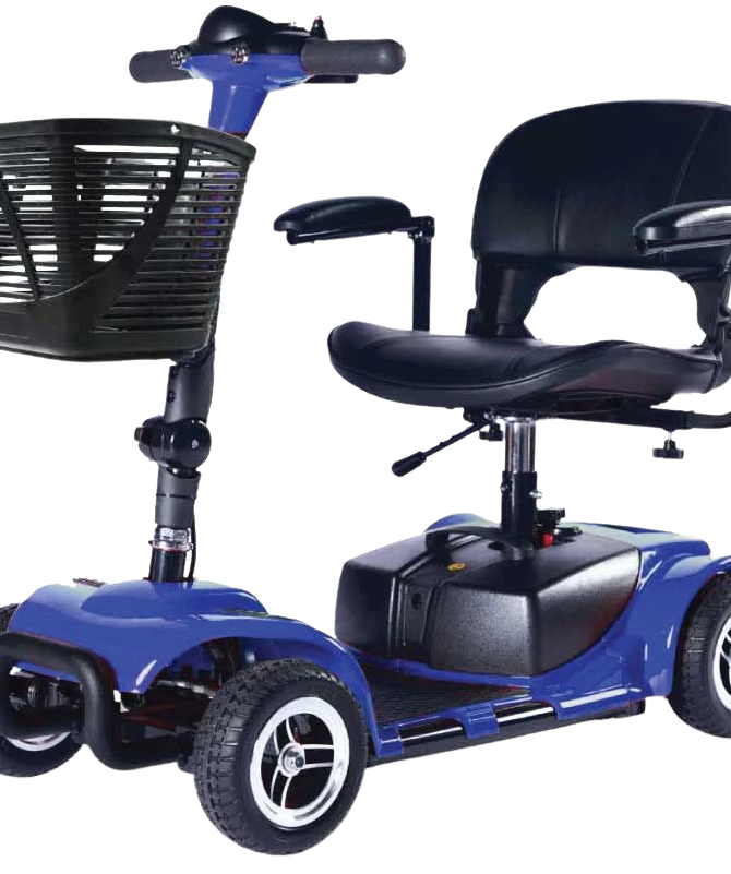 Zip'r Roo 4 Travel Mobility Scooter Blue New