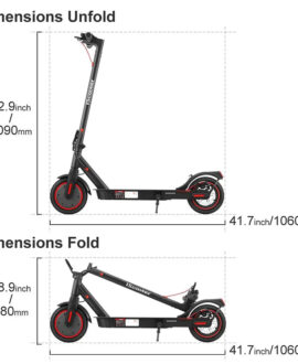 iScooter i9 Foldable Electric Scooter 18 Mile Range 19 MPH 350W with App Control New