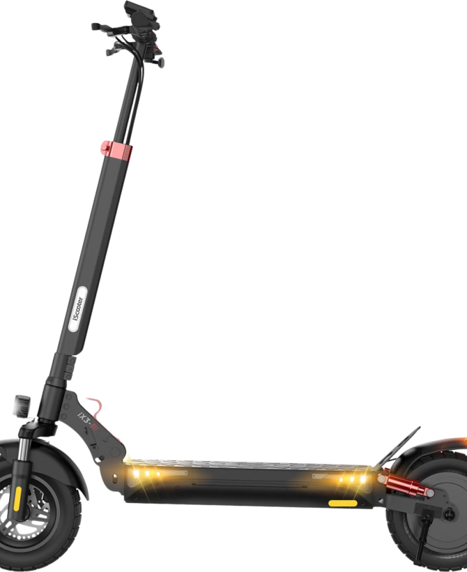 iScooter iX3 Off Road Foldable Electric Scooter 25 Mile Range 25 MPH 800W with App Control New