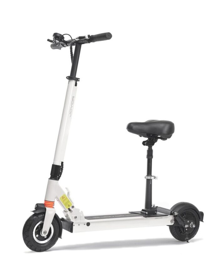 Joyor F7 Up to 43.5 Mile Range 8" Tires Electric Scooter White New