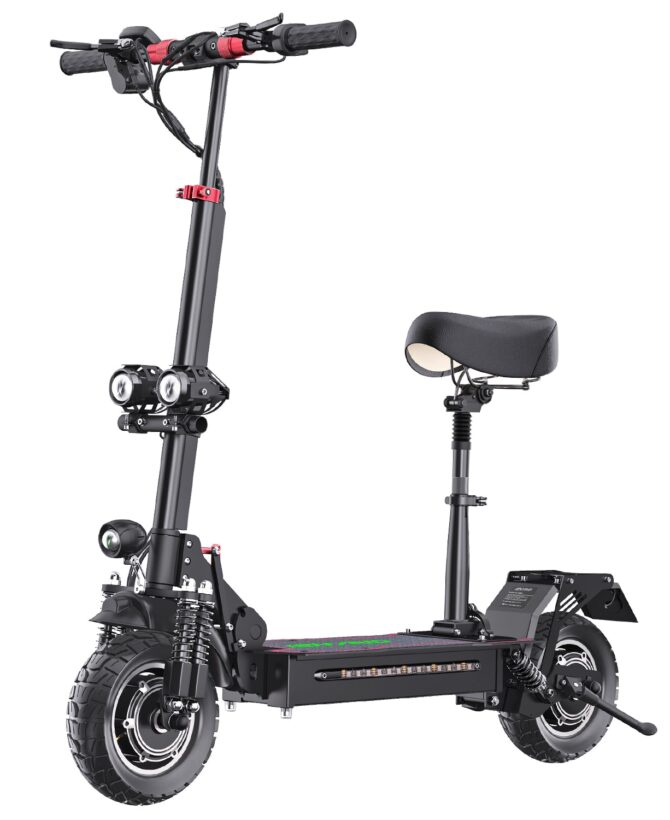 iENYRID ES10 Dual Motor Electric Scooter, 2000W Powerful Electric Scooter, Max Speed 31 Mph, Long Range 38 Miles, 48V 20Ah Battery, Max Load 330 Lbs