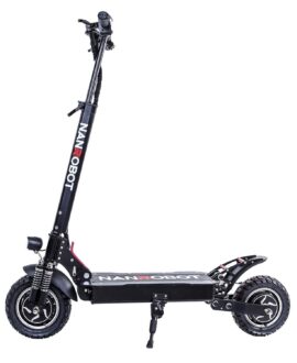 NanRobot D4+2.0 Foldable Lightweight 10" Tires 2000W 23.4ah 52V 28+ MPH Electric Scooter Black New