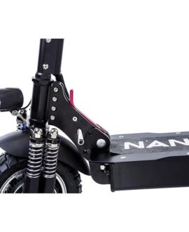 NanRobot D4+2.0 Foldable Lightweight 10" Tires 2000W 23.4ah 52V 28+ MPH Electric Scooter Black New
