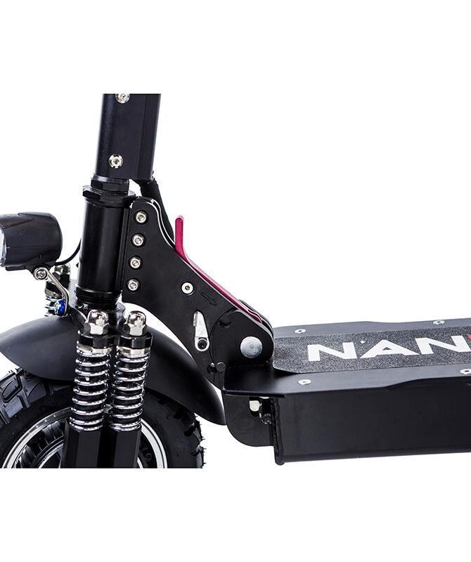 NanRobot D4+2.0 Foldable Lightweight 10" Tires 2000W 23.4ah 52V 28+ MPH Electric Scooter Black New