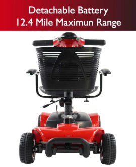 Zip'r Roo 4 Travel Mobility Scooter Red Open Box