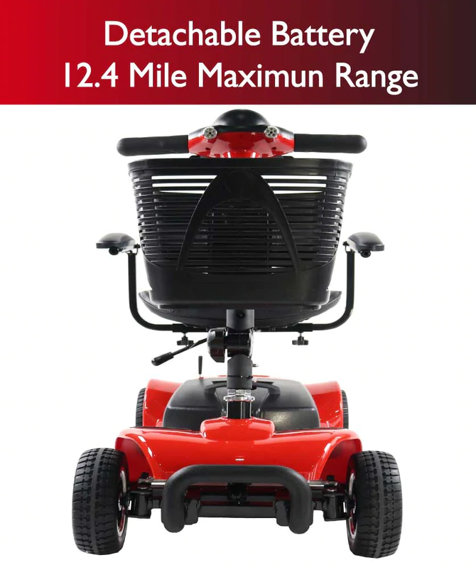 Zip'r Roo 4 Travel Mobility Scooter Red Open Box