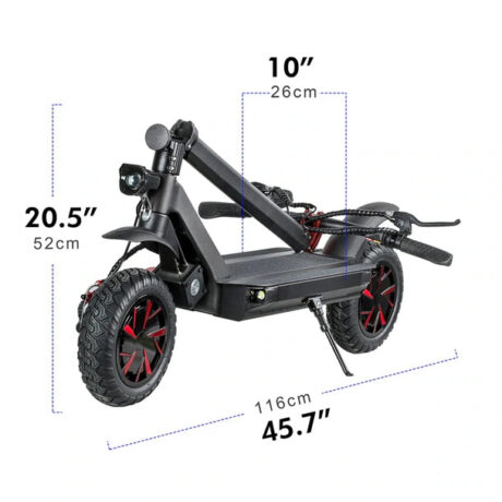 E4 3600W Dual Motor Folding Electric Scooter