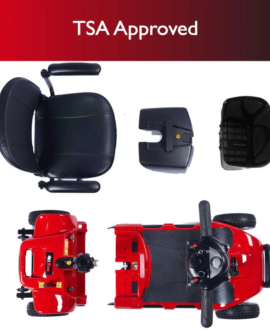 Zip'r Roo 4 Travel Mobility Scooter Red Open Box
