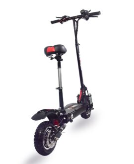 NanRobot D4+2.0 Foldable Lightweight 10" Tires 2000W 23.4ah 52V 28+ MPH Electric Scooter Black New