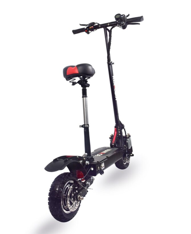 NanRobot D4+2.0 Foldable Lightweight 10" Tires 2000W 23.4ah 52V 28+ MPH Electric Scooter Black New
