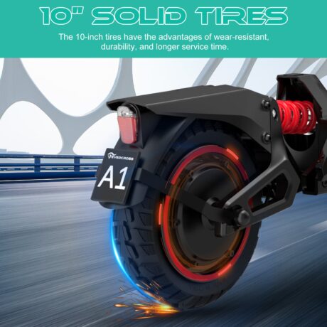 Evercross A1 Adult Electric Scooter - 800 Watt Portable Commuter App Controls