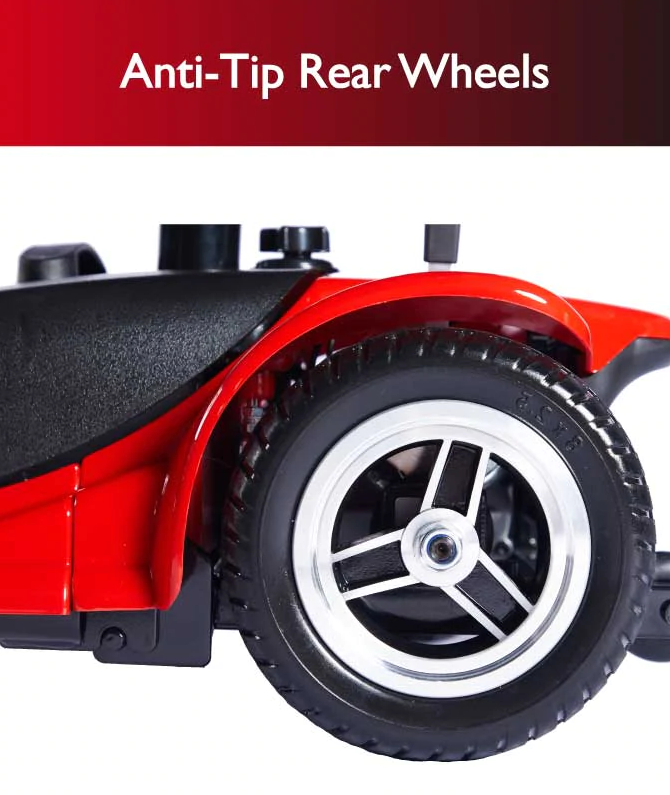 Zip'r Roo 4 Travel Mobility Scooter Red Open Box