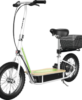 Razor EcoSmart Metro Up to 12 Mile Range 16" Tires Electric Scooter White New