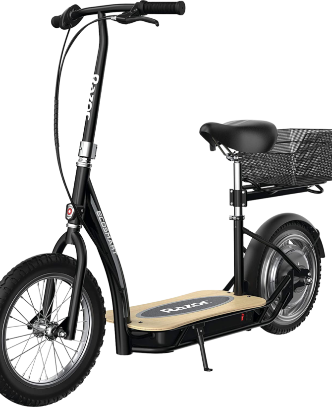 Razor EcoSmart Metro HD Up to 12 Mile Range 15.5 MPH 16" Tires Electric Scooter Black New