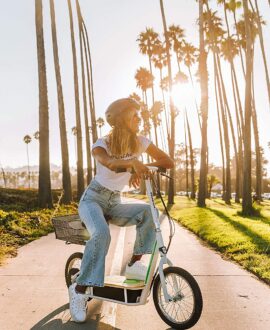 Razor EcoSmart Metro Up to 12 Mile Range 16" Tires Electric Scooter White New
