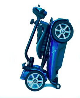 EV Rider S194AF Transport AF4W Folding Mobility Scooter Sapphire Blue Open Box