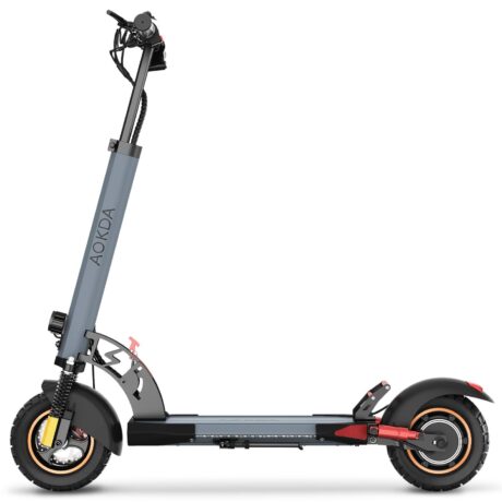 AOKDA A1 Folding Electric Scooter for Commuting, 800W Electric Scooter with 48V 10Ah Battery, Max Speed 45km/h, 15.5 Miles Distance, Max Load 265 Lbs