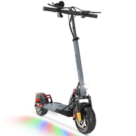 AOKDA A1 Folding Electric Scooter for Commuting, 800W Electric Scooter with 48V 10Ah Battery, Max Speed 45km/h, 15.5 Miles Distance, Max Load 265 Lbs