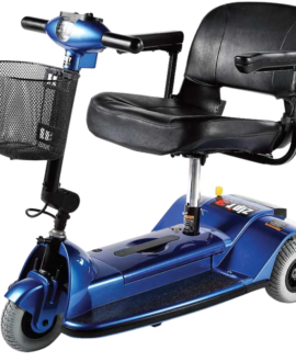 Zip'r 3-Wheel Travel Mobility Scooter Blue Open Box