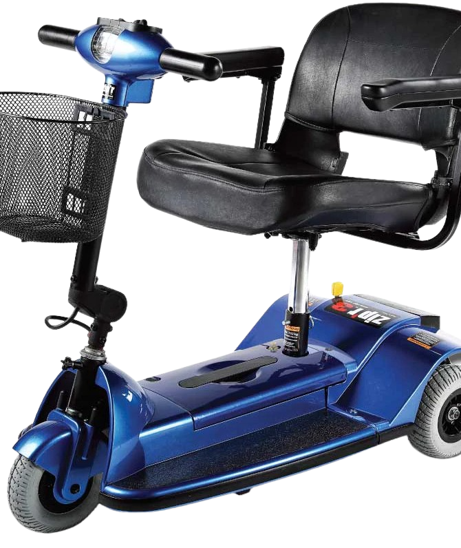 Zip'r 3-Wheel Travel Mobility Scooter Blue Open Box