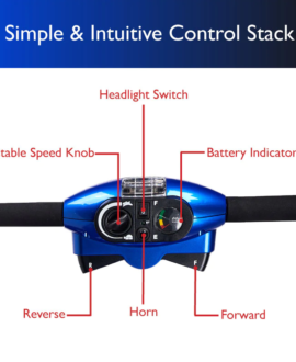 Zip'r 3-Wheel Travel Mobility Scooter Blue Open Box