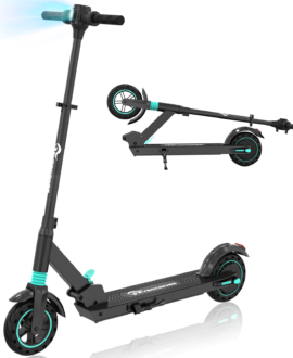 EVERCROSS E8 Electric Scooter - 8" Tires, 350W Motor, Max 15 MPH, 3 Speed Modes, Foldable Commuter