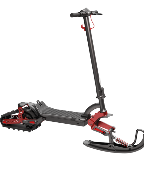 Glarewheel ES-S15 All Terrain Folding Electric Scooter with Ski Convert Kit 30 Mile Range 28 MPH 600W 48V 12.5Ah New