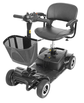 Vive Health MOB1027 4-Wheel Swivel Seat Mobility Scooter Black New