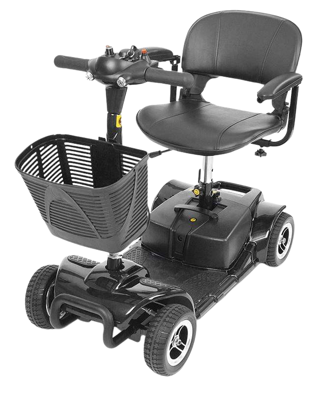 Vive Health MOB1027 4-Wheel Swivel Seat Mobility Scooter Black New