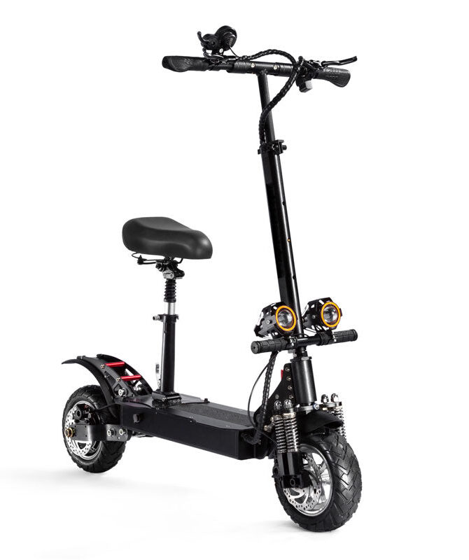 D4 Plus 2000W Dual Motor Folding Electric Scooter