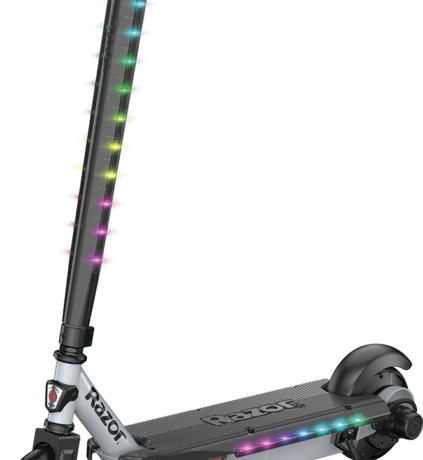 Razor | Power Core E90 Lightshow - Silver With Up to 10 mph (16 km/h) Max Speed | 13112116