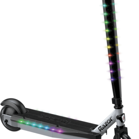 Razor | Power Core E90 Lightshow - Silver With Up to 10 mph (16 km/h) Max Speed | 13112116