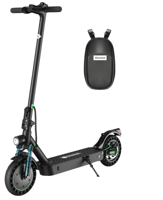 isinwheel S9 Max Electric Scooter 22 Mile Range 21 MPH 500W with App Control New