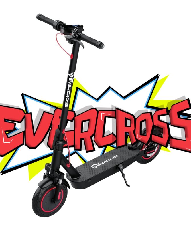 EVERCROSS EV10K PRO Electric Scooter, 10'' Honeycomb Tires & 500W Motor