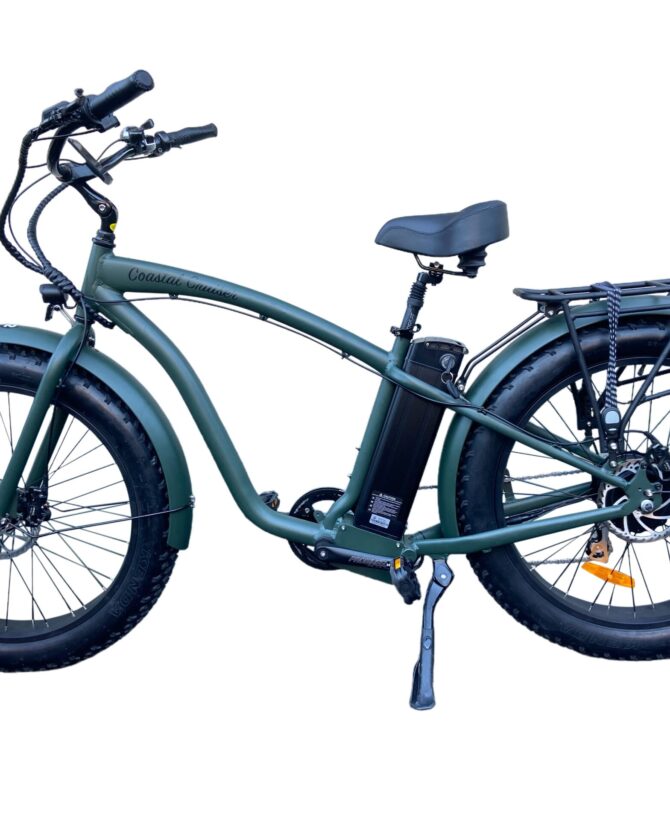 Coastal Cruiser 48V / 750w Fat Tire Cruiser Step Over Electric Bike