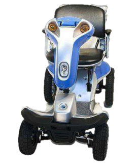 Tzora Titan Hummer XL 4 Wheel Heavy Duty Folding All Terrain Mobility Scooter Blue New