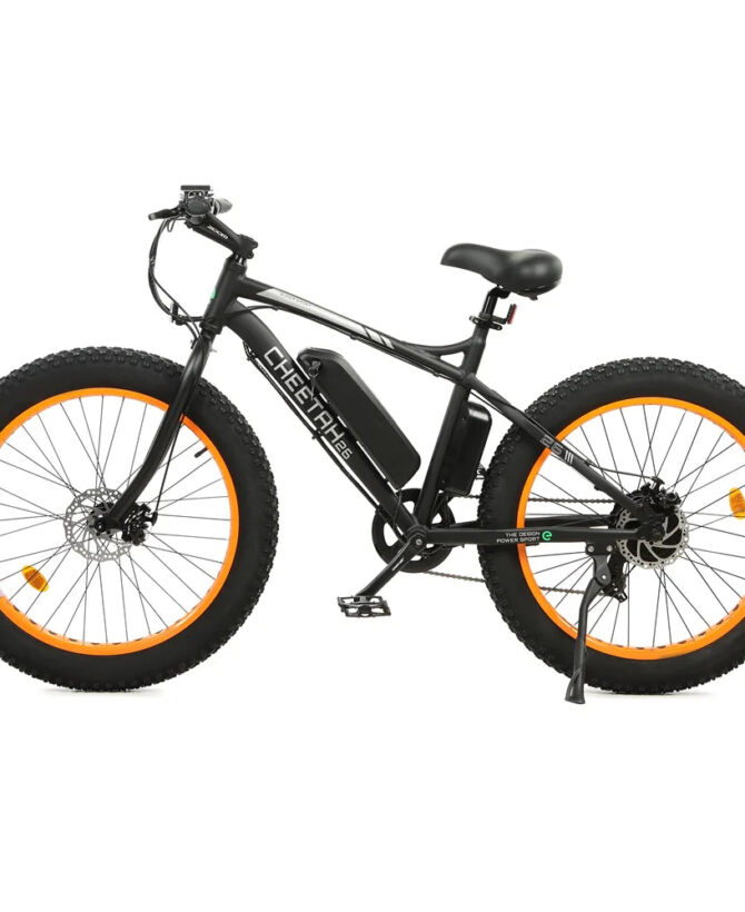 Ecotric Cheetah 26 Fat Tire Beach Snow Electric Bike