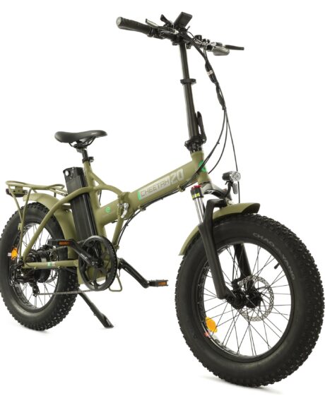 Ecotric 48V/15Ah 500W Folding Fat Tire Electric Bike with LCD Display