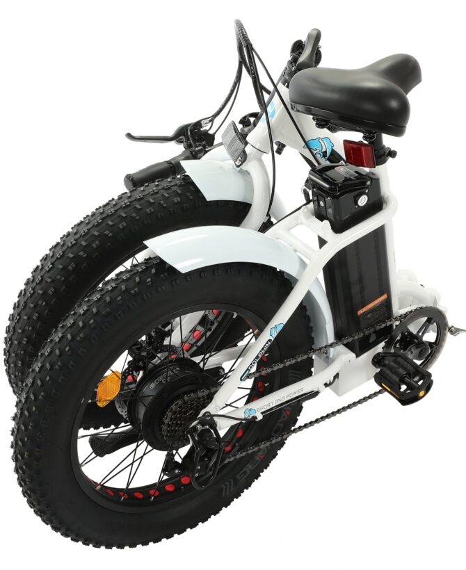 Ecotric Dolphin 36V/12.5Ah 500W UL Certified Folding Fat Tire Electric Bike