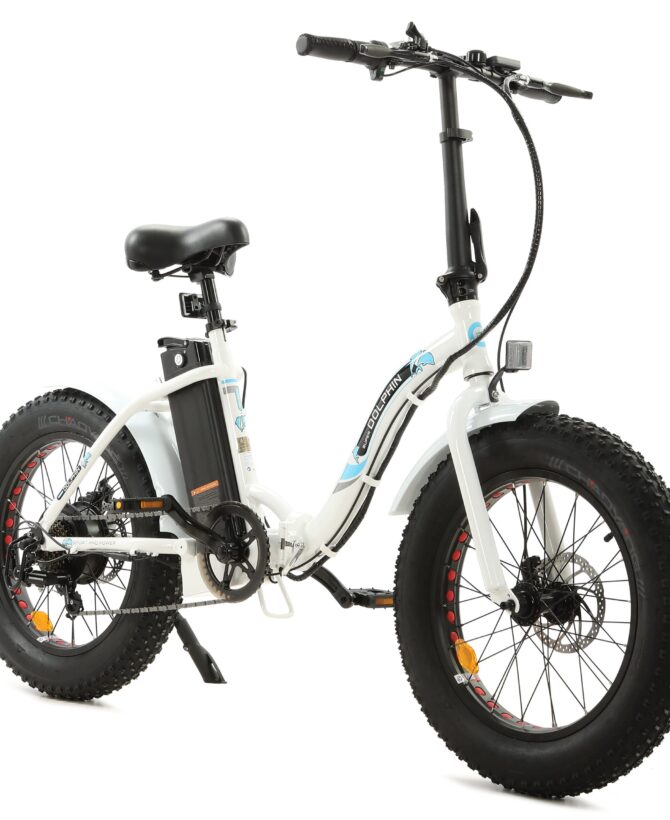 Ecotric Dolphin 36V/12.5Ah 500W UL Certified Folding Fat Tire Electric Bike