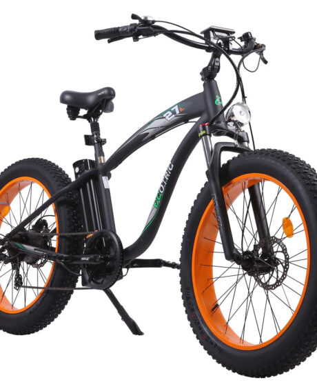 Ecotric Hammer 48V 750W UL Certified Beach Snow Fat Tire Electric Bike