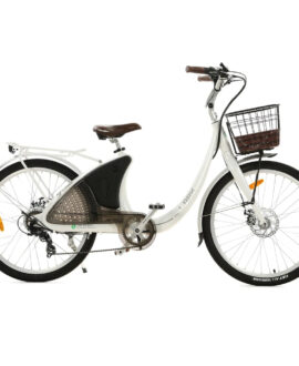 Ecotric Lark 36V/10Ah 500W Electric City Bike with Basket and Rear Rack