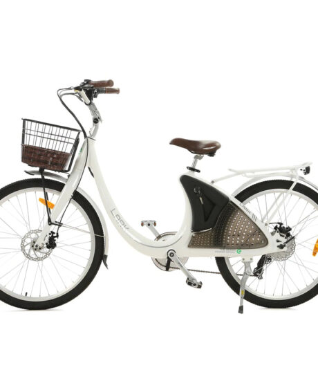 Ecotric Lark 36V/10Ah 500W Electric City Bike with Basket and Rear Rack