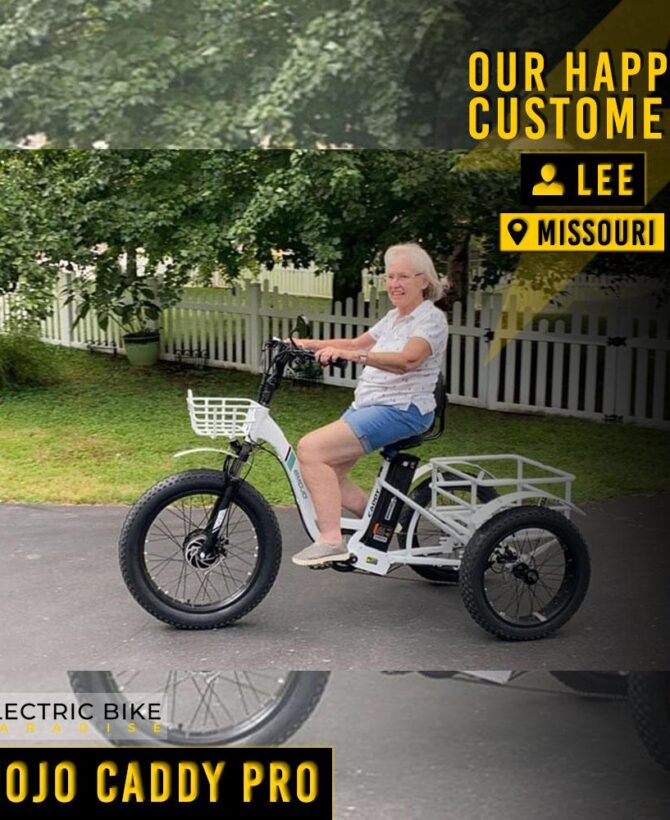 Emojo Caddy Pro 48V/15Ah 500W Fat Tire Electric Trike