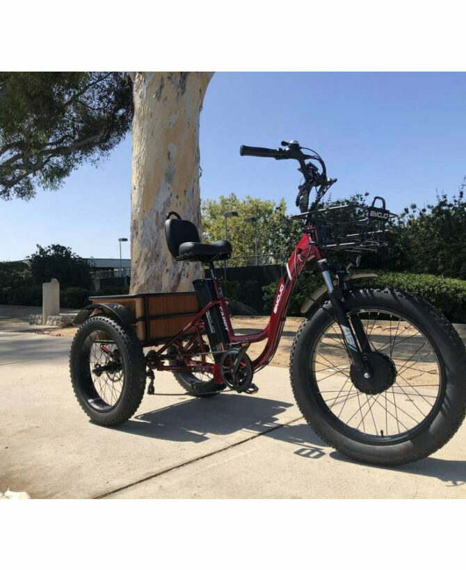 Emojo Caddy Pro 48V/15Ah 500W Fat Tire Electric Trike