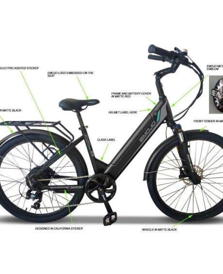 Emojo Panther Pro 48V/10.4Ah 500W Fat Tire Electric Bike