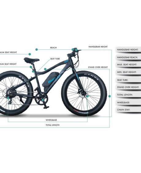 Emojo Wildcat Pro 500 48V/10.4Ah 500W Fat Tire Electric Mountain Bike