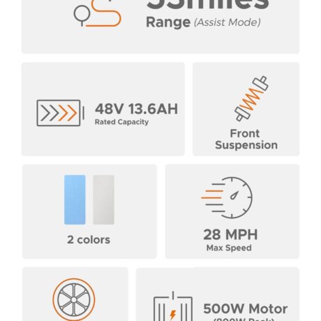 Engwe P26 800W 48V 13.6Ah Electric Bike